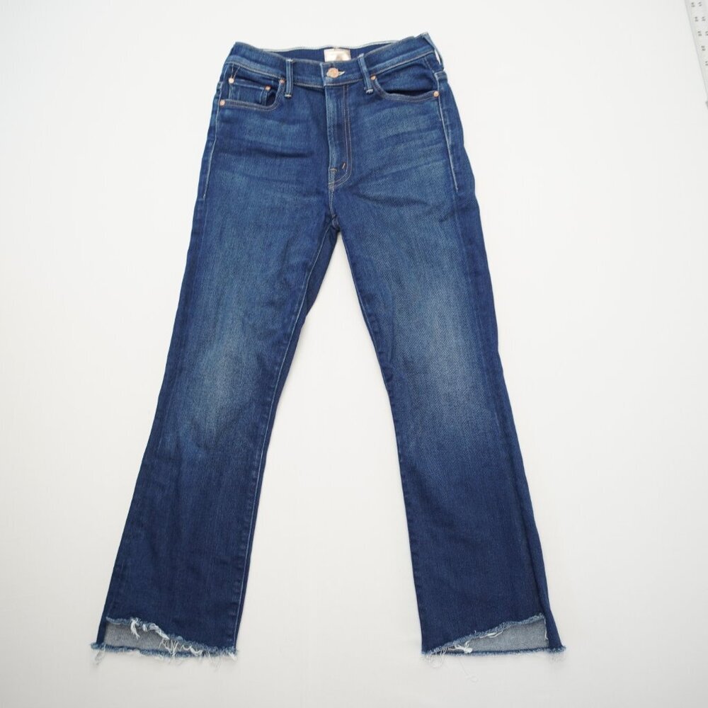 MOTHER The Insider Crop Step Fray Jeans in Home Movies‎ Size 26 - Picture 2 of 14